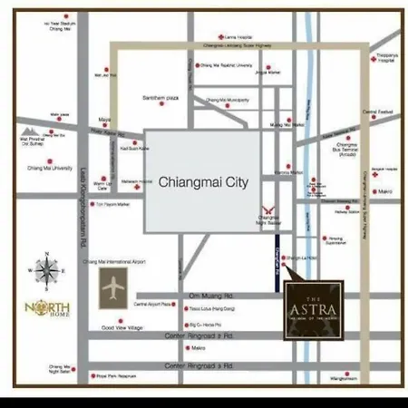 The Astra Bozz Room Chiang Mai Exterior photo